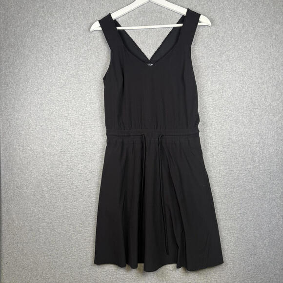 Athleta Dresses & Skirts - Athleta Savannah Strap Mini Athletic Tie Waist Dress Black Women's Size XS